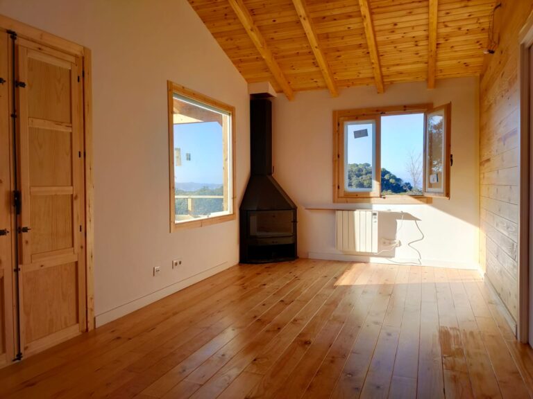 Interior casa de fusta - Interior casa de madera